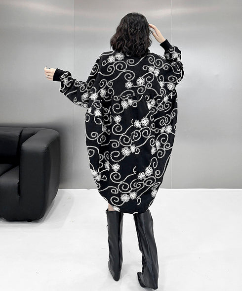 Flower Embroidery Cardigan