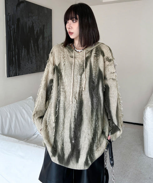 Gradation Mesh Hoodie