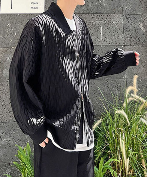 Wave Jacquard Blouson