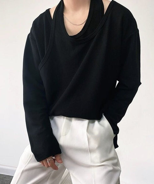 Overlapping Long Sleeve T-shirts