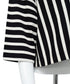 Striped Turtle-neck Top