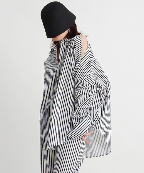 Stripe Shirt&Pants Co-ord