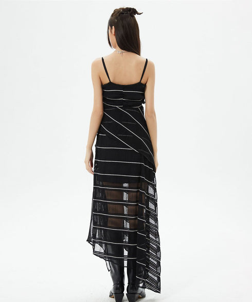 U-neck See-through Top