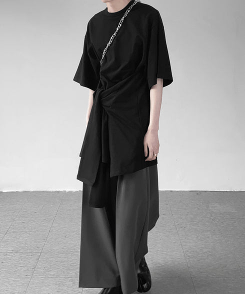 Front Drawstring T-shirt