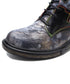 Vintage Patchwork Daisy Combat Boots