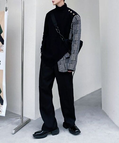 Turtleneck Knit Pullover