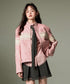 Color Block Faux Leather Jacket