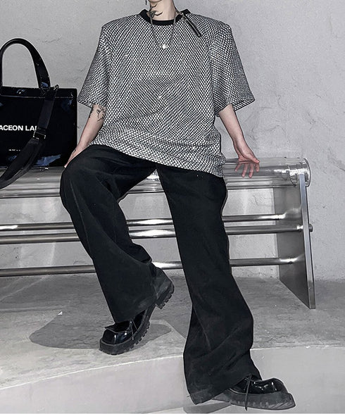 Metallic Mesh T-shirt