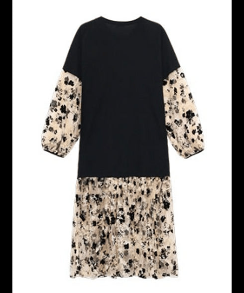 Sleeve See-through Dress