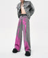 Paint Graphic Wide Denim