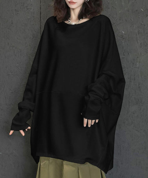 Oversized Drop Shoulder Long Sleeve Tee