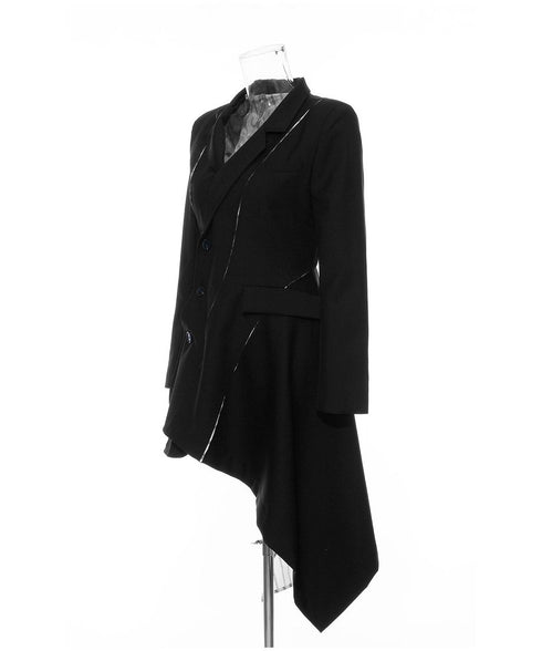 Pleated Panel Tailored Jacket