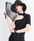 Cut-out One-shoulder Top