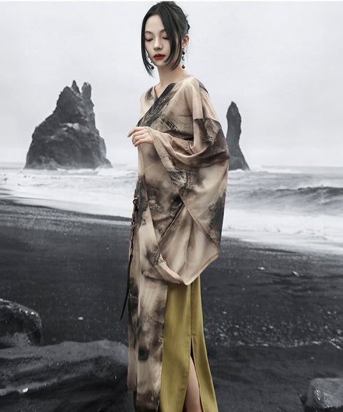 High Waist Straight Skirt