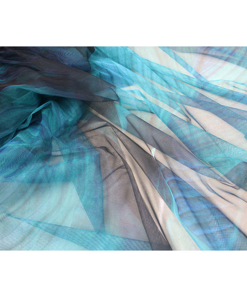 Tulle Layered Flare Skirt