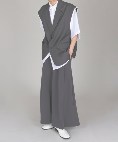 Vest & Wide Pants Co-ord