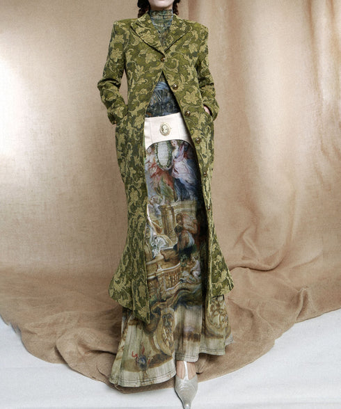 Art Full Open-back Dress