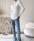 Asymmetric Rib Knit Top