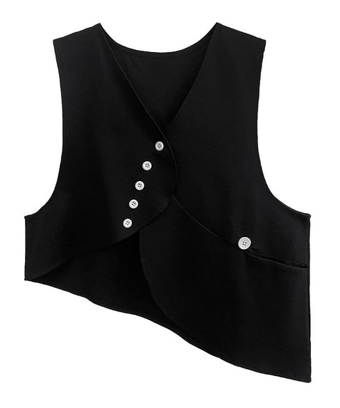 Angle Button Vest