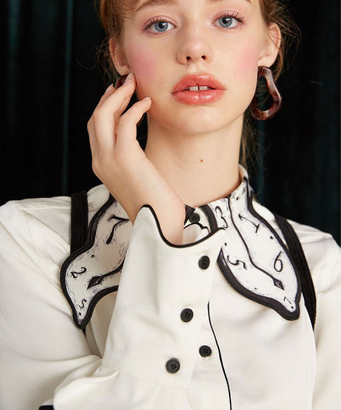 Watch Collar Blouse