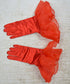 Organza Frill Satin Gloves