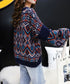 Tribal Geometric Knit Sweater