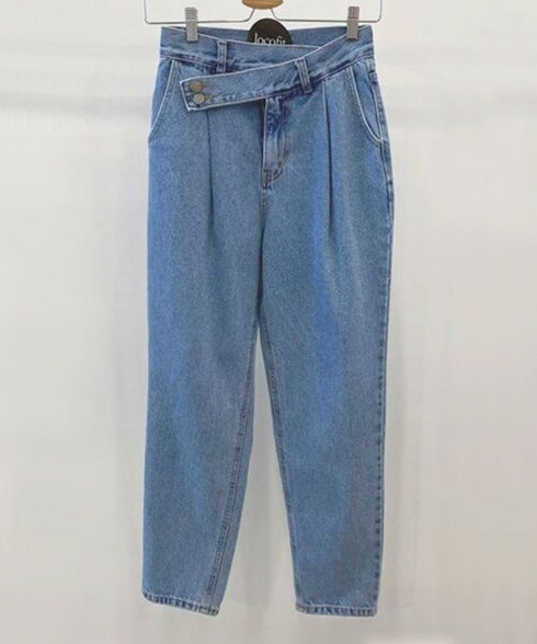 Tapered Denim Pants