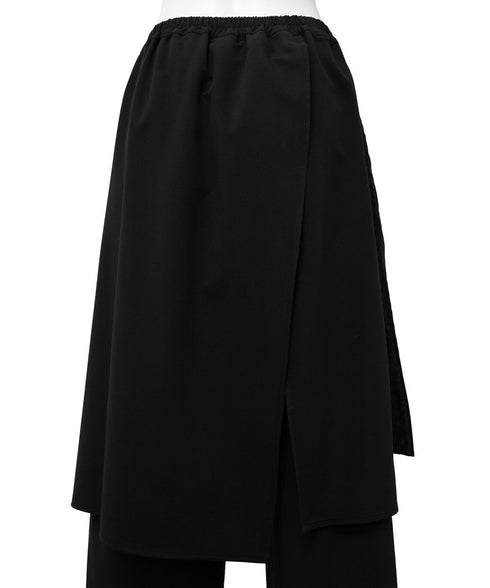 Draped Faux Two-piece Pants