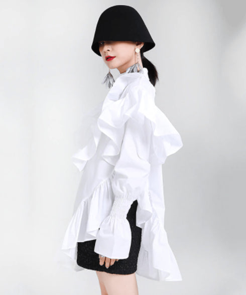 circular cuff scrum mini dress