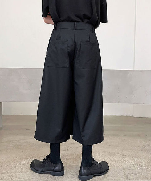 Cropped Wide Pants
