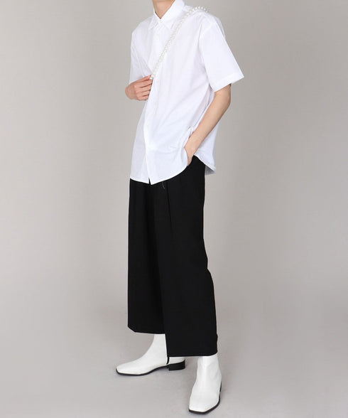 String Belt Wide Pants