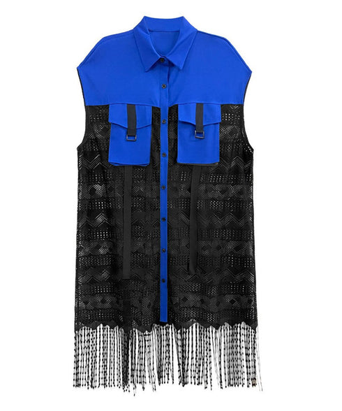 Fringe Lace Vest