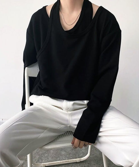 Overlapping Long Sleeve T-shirts