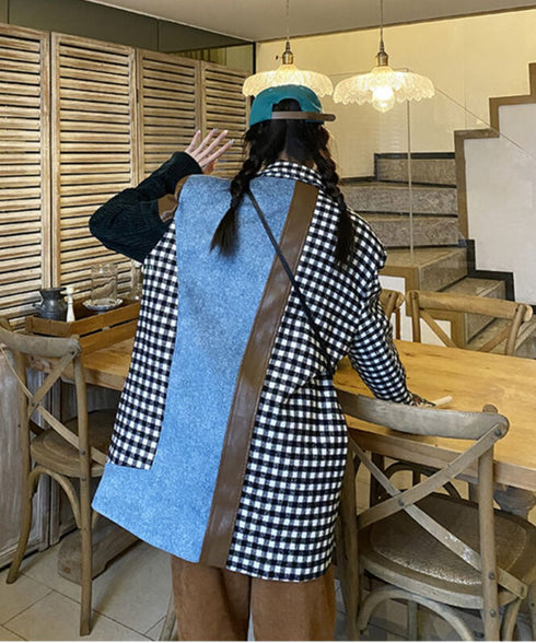 Jacquard Patchwork Jacket