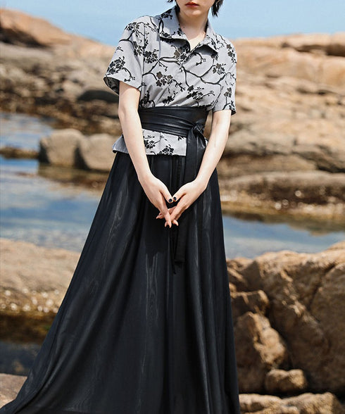 Asymmetrical Wrap Belt