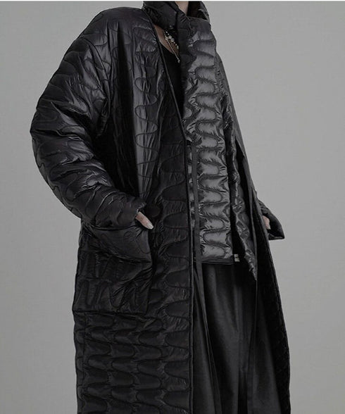 Quilted Sculpted Puffer Scarf