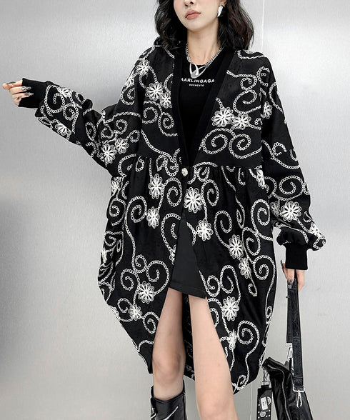 Flower Embroidery Cardigan