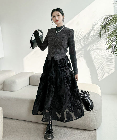 Three-dimensional Pattern Skirt