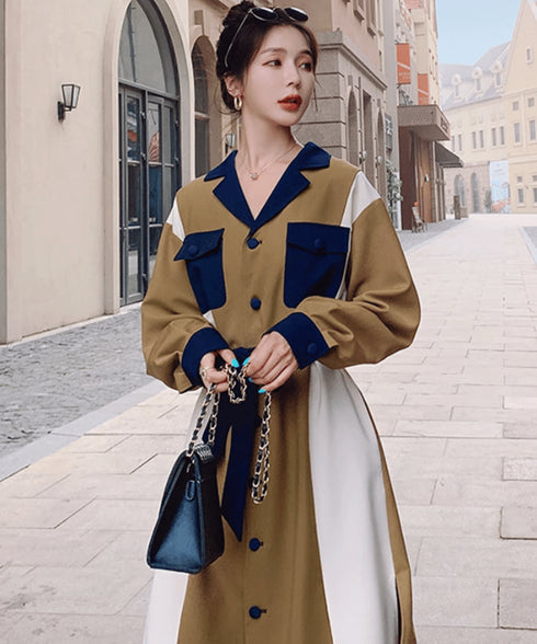 Color Blocking Dress