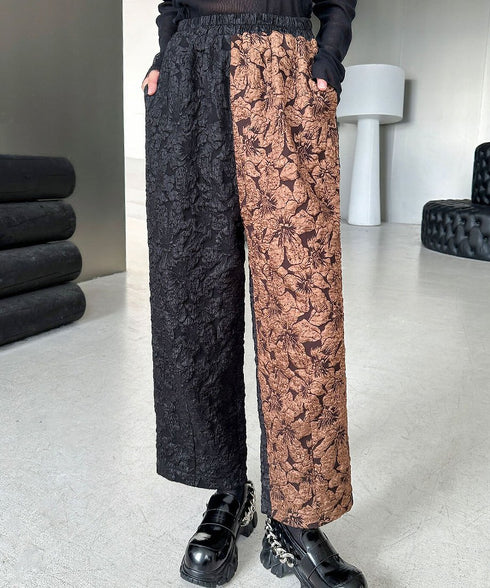 Ripple-fabric Vest&Pants Co-ord