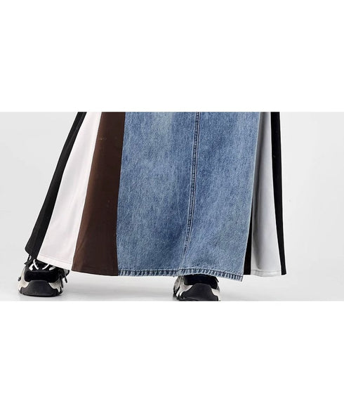 Sideline Denim Skirt