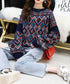Tribal Geometric Knit Sweater