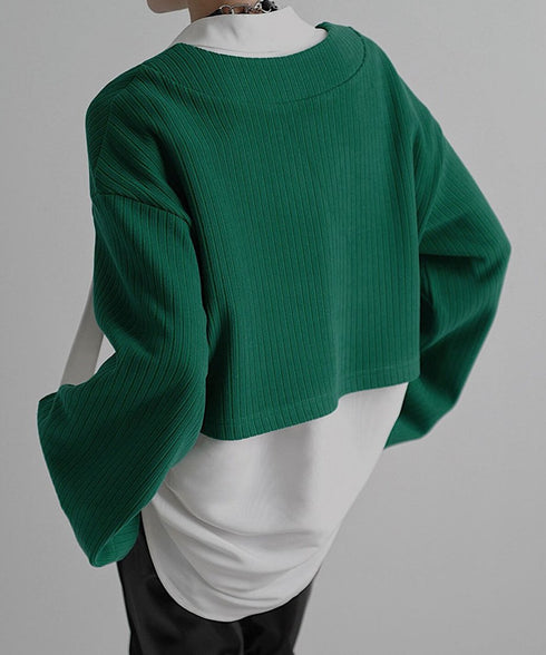 Scarf Collar White Blouse