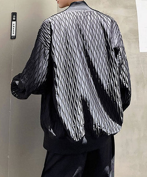 Wave Jacquard Blouson