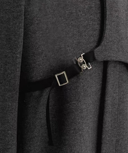 Layered Zip Long Coat