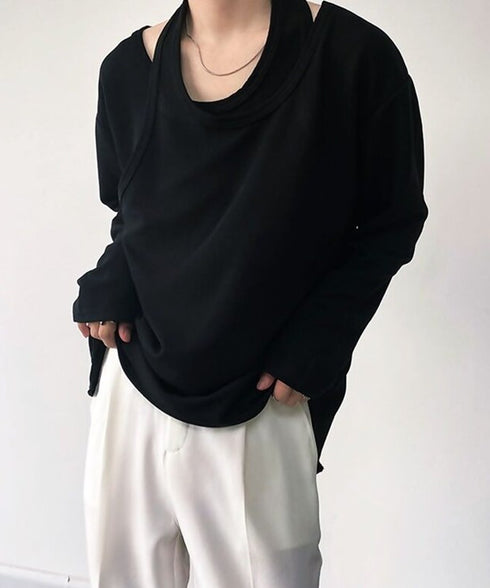 Overlapping Long Sleeve T-shirts