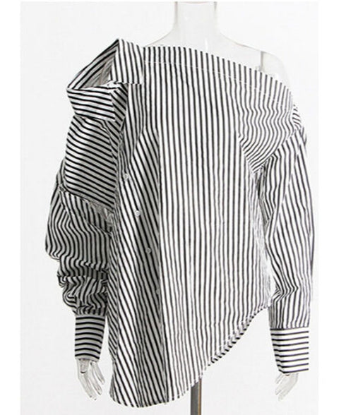 Stripe Shirt&Pants Co-ord