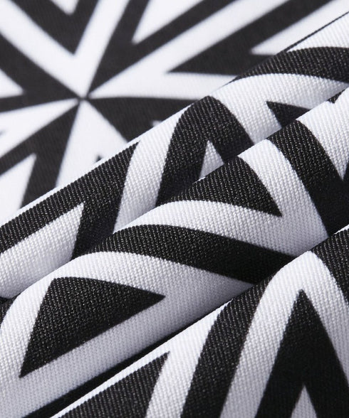 Geometric Triangle Print Shirt