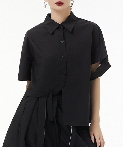 One Side Short Blouse