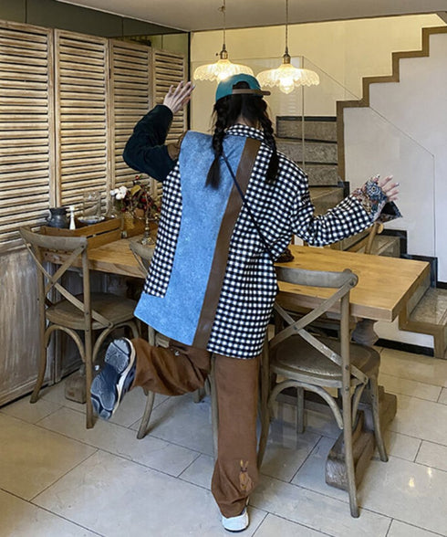 Jacquard Patchwork Jacket